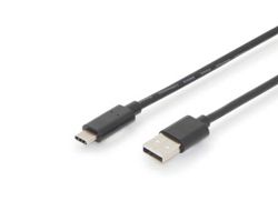 DIGITUS USB Type-C Anschlusskabel, Typ USB-A auf USB-C