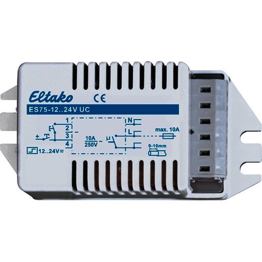Eltako STROMSTOßSCHALTER 10A/250VAC / ELTAKO ES75-12..24V UC 60100055
