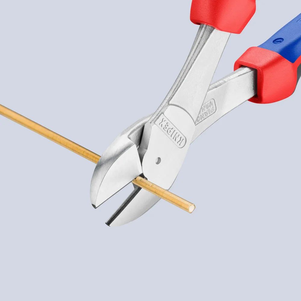 KNIPEX Kraft-Seitenschneider mit Comfort-Griffen verchromt 250 mm