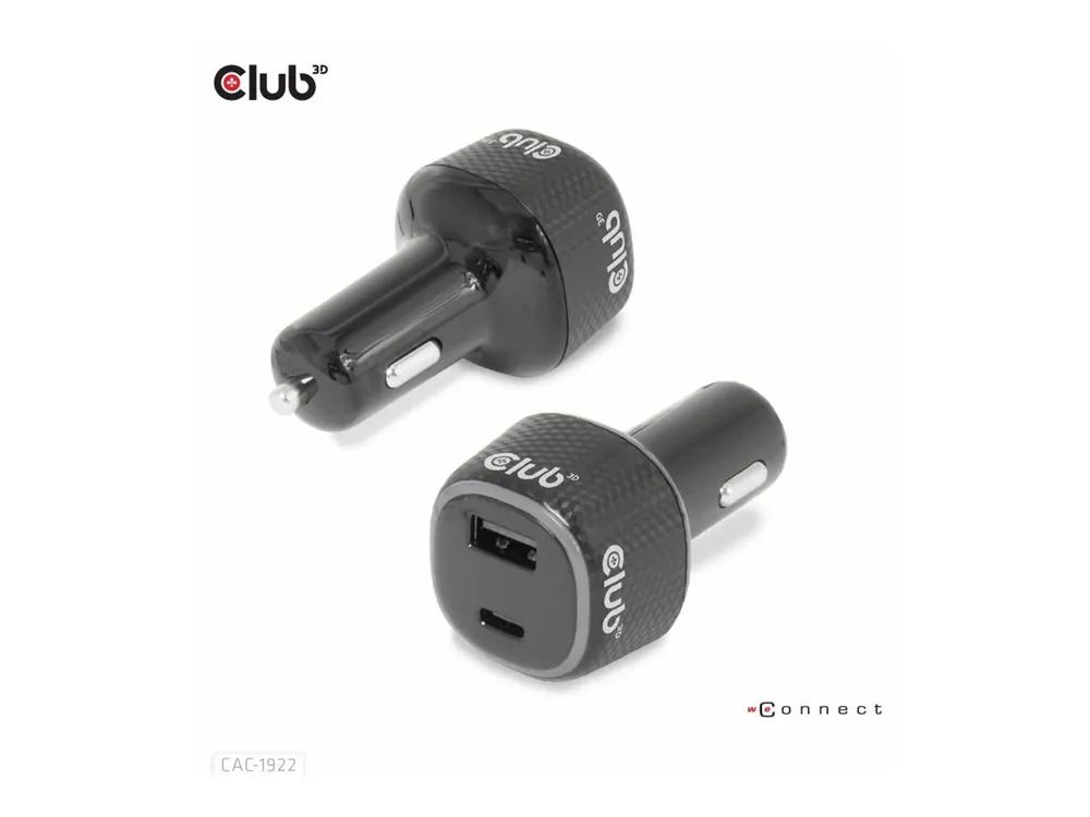 Club 3D Auto-Netzteil - DC 12 - 24 V - 63 Watt