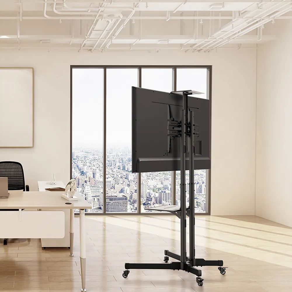 VALUE LCD-/TV-Rollständer, 37-70 Zoll, bis 50 kg, schwarz