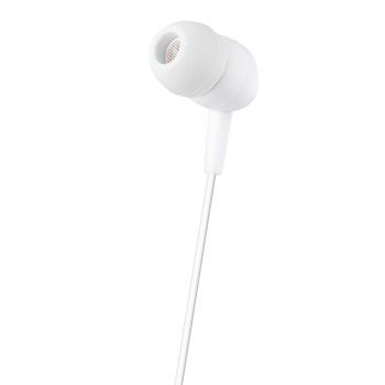 Hama Kopfhörer "Basic4Phone", In-Ear, Mikrofon, Kabelknickschutz, Weiß