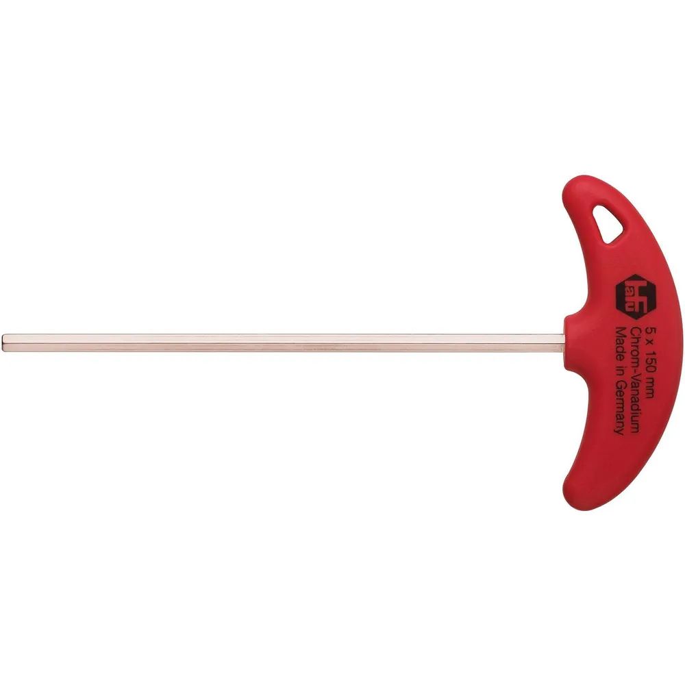 HAFU Sechskant Stiftschlüssel mit T-Griff 3,0 mm Länge 200 mm