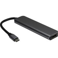 Inter-Tech Adapter Argus H-469-01 5in1 USB-C HDMI 4K PD100W - - Digital/Daten - Adapter - Digital/Daten