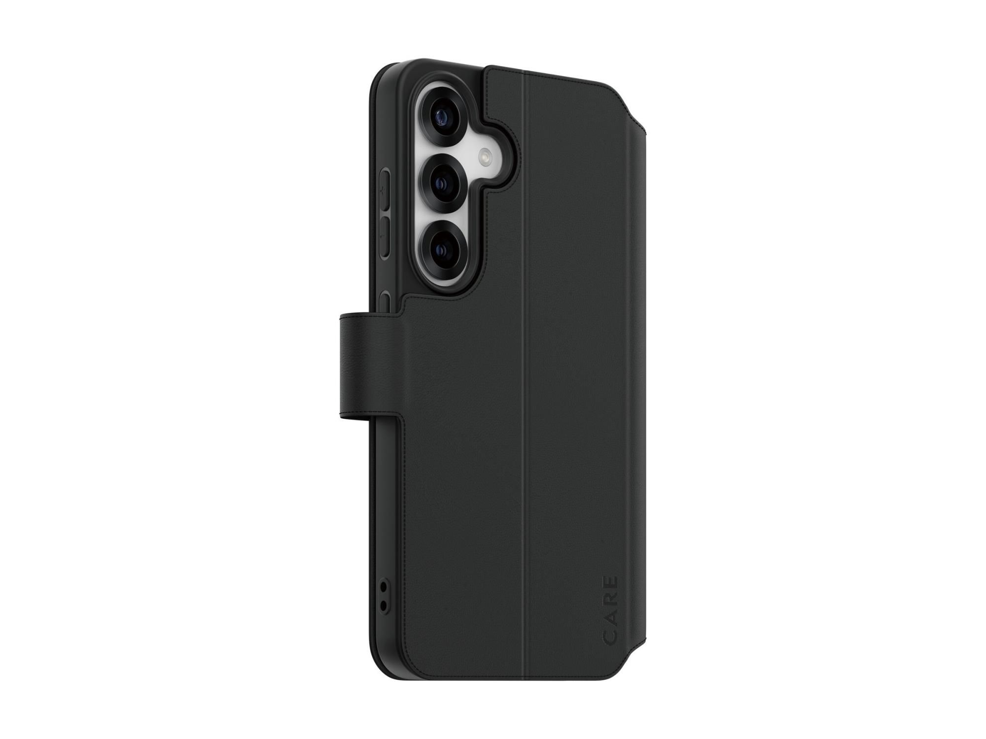 PanzerGlass CARE by PanzerGlass - Flip-Hülle für Mobiltelefon - mit Ständer - 100 % recyceltes Polycarbonat, 35 % recyceltes Polyurethan (PU)