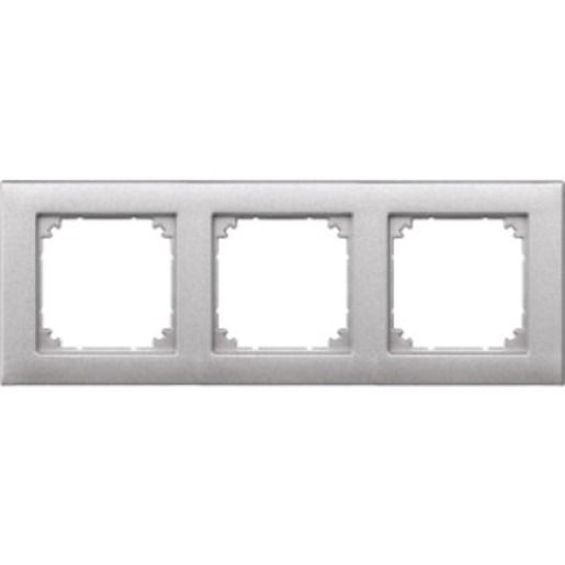 Merten RAHMEN 3-FACH M-PLAN / MERTEN 4863 60 ALU 486360