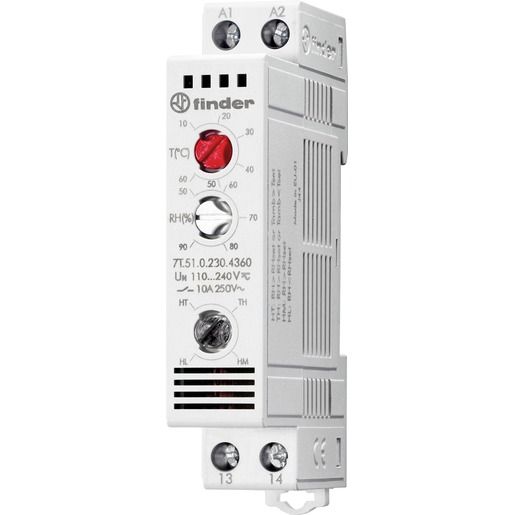 Finder ELEKTR. THERMO-/HYGROSTAT 1TE / FINDER 7T.51.0.230.4360