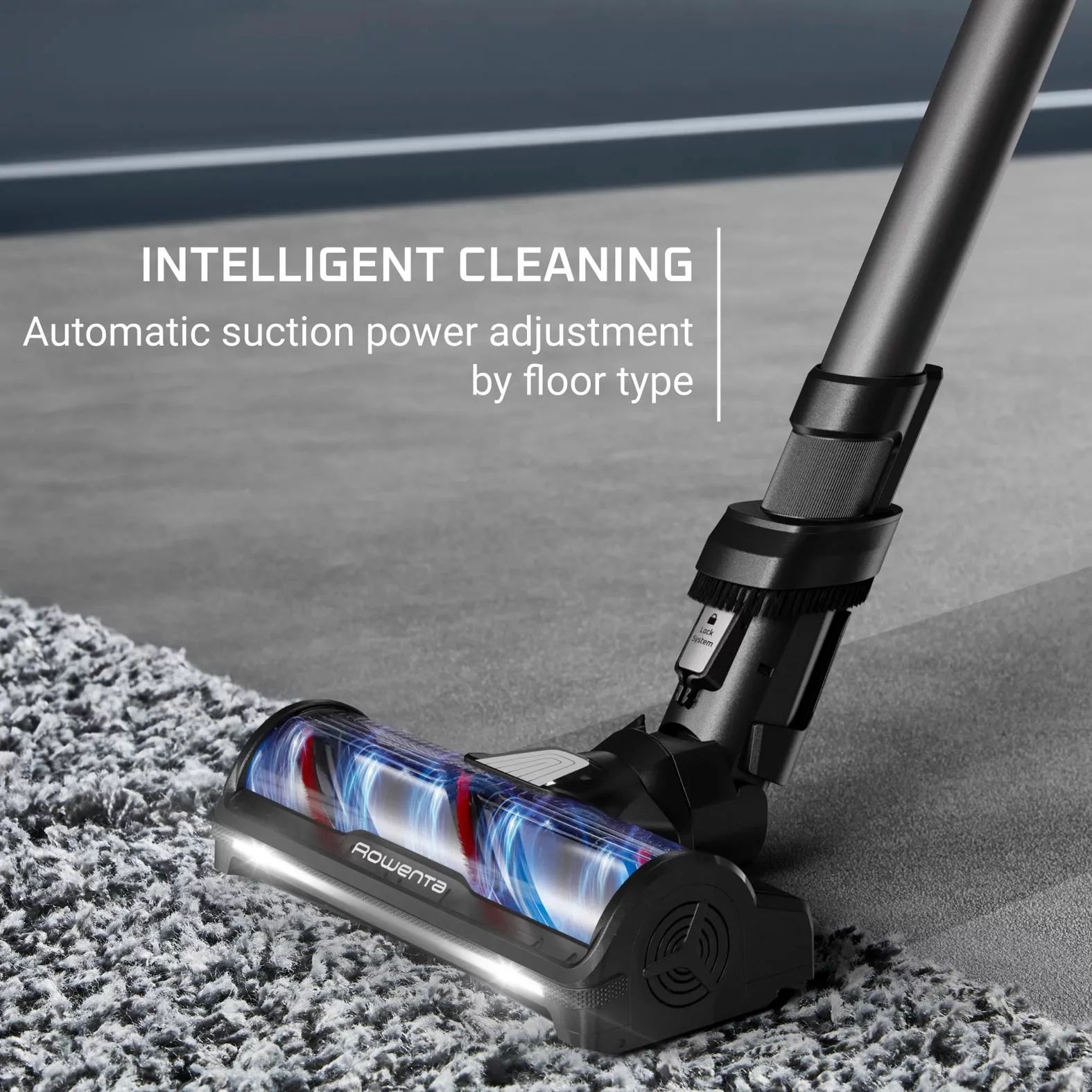 Rowenta RH9LC1 Akku-Staubsauger X-Force Flex 12.60 Neo Allergy Aqua, Deep-Cleaning Power