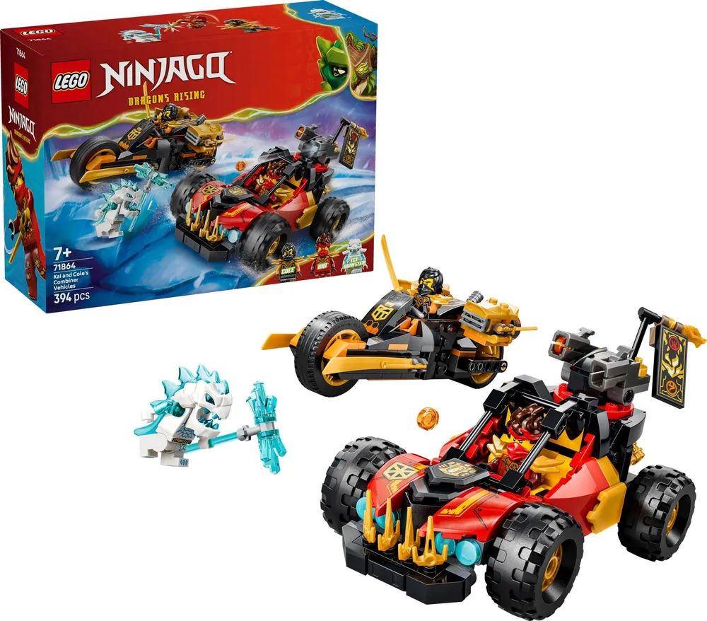 LEGO 71864 Ninjago Kais und Coles Kombi-Flitzer