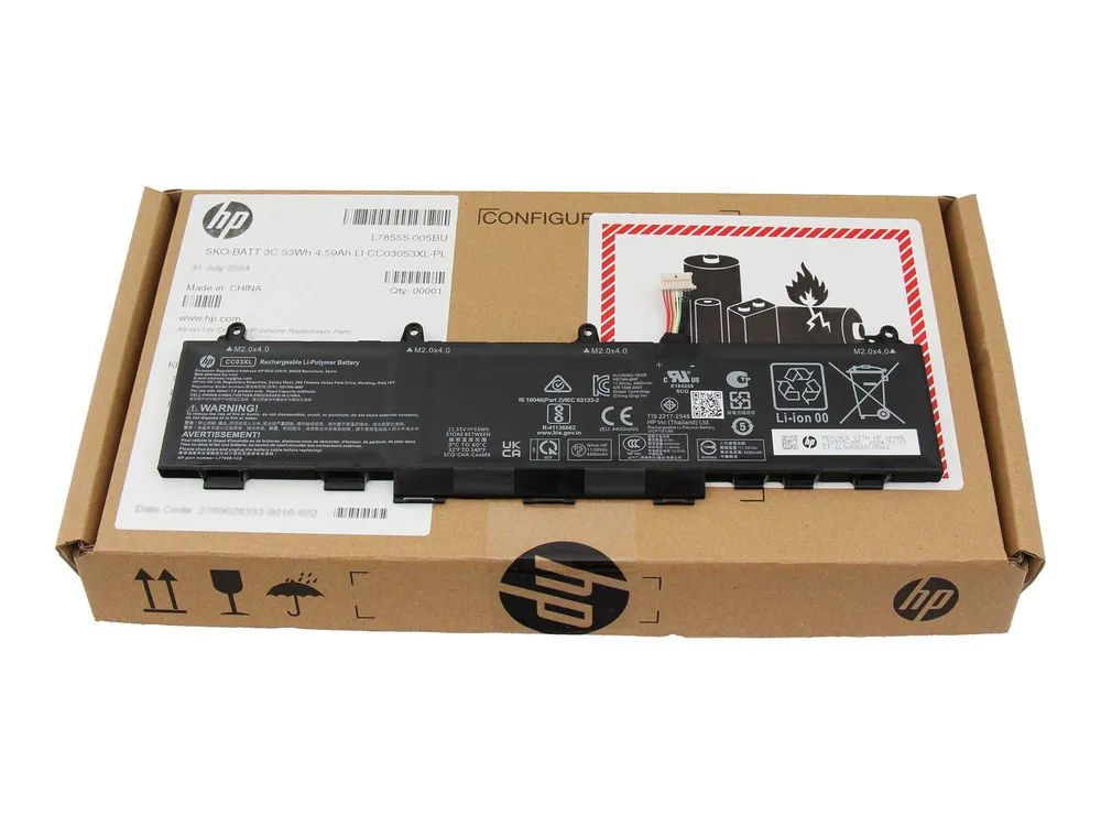 HP Battery 3C 53Wh L77608-2C1 - Batterie - 4.400 mAh