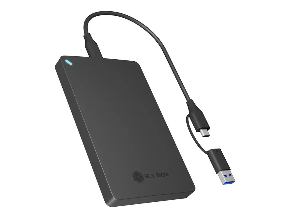 ICY BOX IB-201T-CU31 2.5 SATA HDD/SSD Gehäuse - Gehäuse - 2,5"