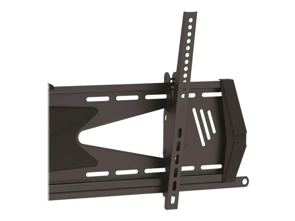 StarTech.com Flache Flachbildfernseher Wandhalterung - Kippbar - für 37 bis 75 TV - Diebstahlsicherung - VESA Halterung - Befestigungskit (Wandplatte, Adapter mit 2 Halterungen, Montageleiste, 2 dekorative Hüllen)