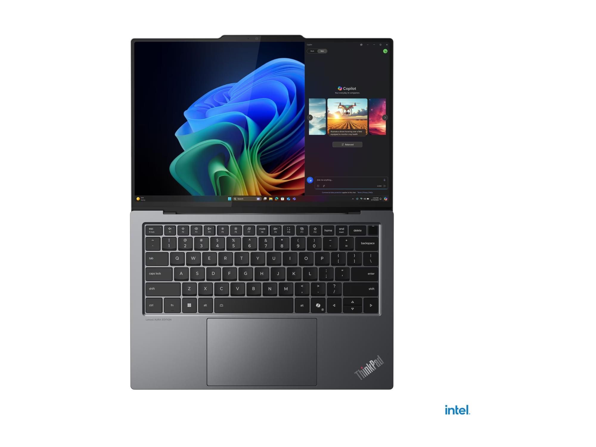 Lenovo ThinkPad X9-14 Gen 1 21QA - 180°-Scharnierdesign - Intel Core Ultra 5 228V / 2.1 GHz - Evo - Win 11 Pro - Arc Graphics 130V - 32 GB RAM - 512 GB SSD TCG Opal Encryption 2, NVMe - 35.6 cm (14")