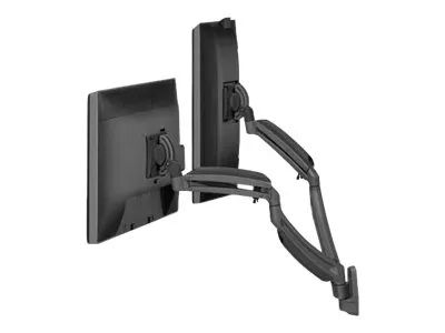 Chief Kontour Dynamic Dual Monitor Mount - For Displays 10-30" - Black - Befestigungskit (Wandmontage, 2 Gelenkarme)