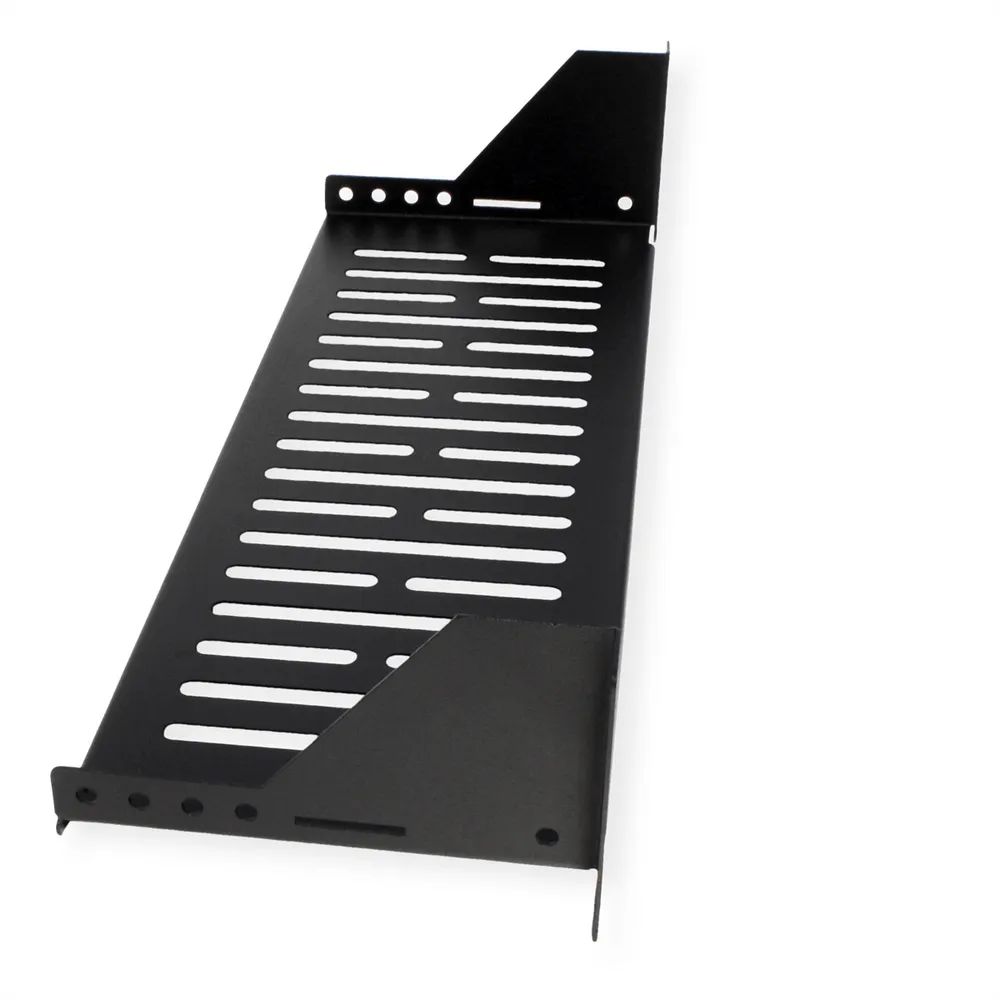 VALUE 19-Zoll-Geräteträger, 485 x 150mm, 2HE, max. 15 kg, schwarz
