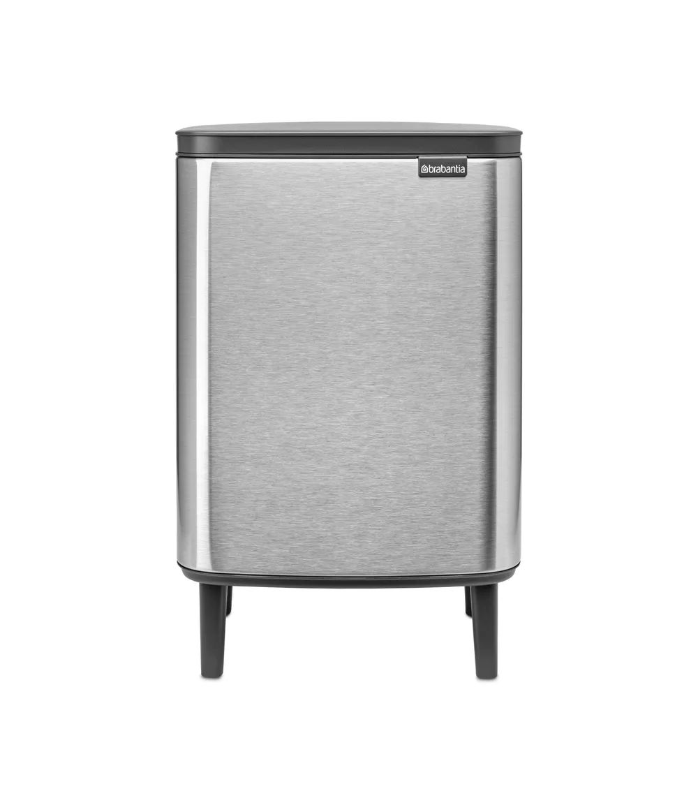 Brabantia Bo Mülleimer Hi, 12L - Matt Steel Fingerprint Proof