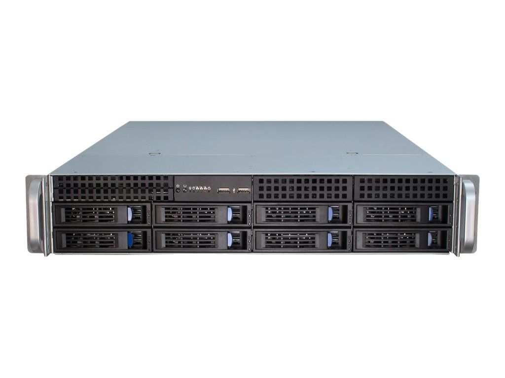 Inter-Tech IPC 2U-2408 - Rack-Montage - 2U - SSI EEB - SATA/SAS - Hot-Swap - keine Spannungsversorgung (EPS2U)