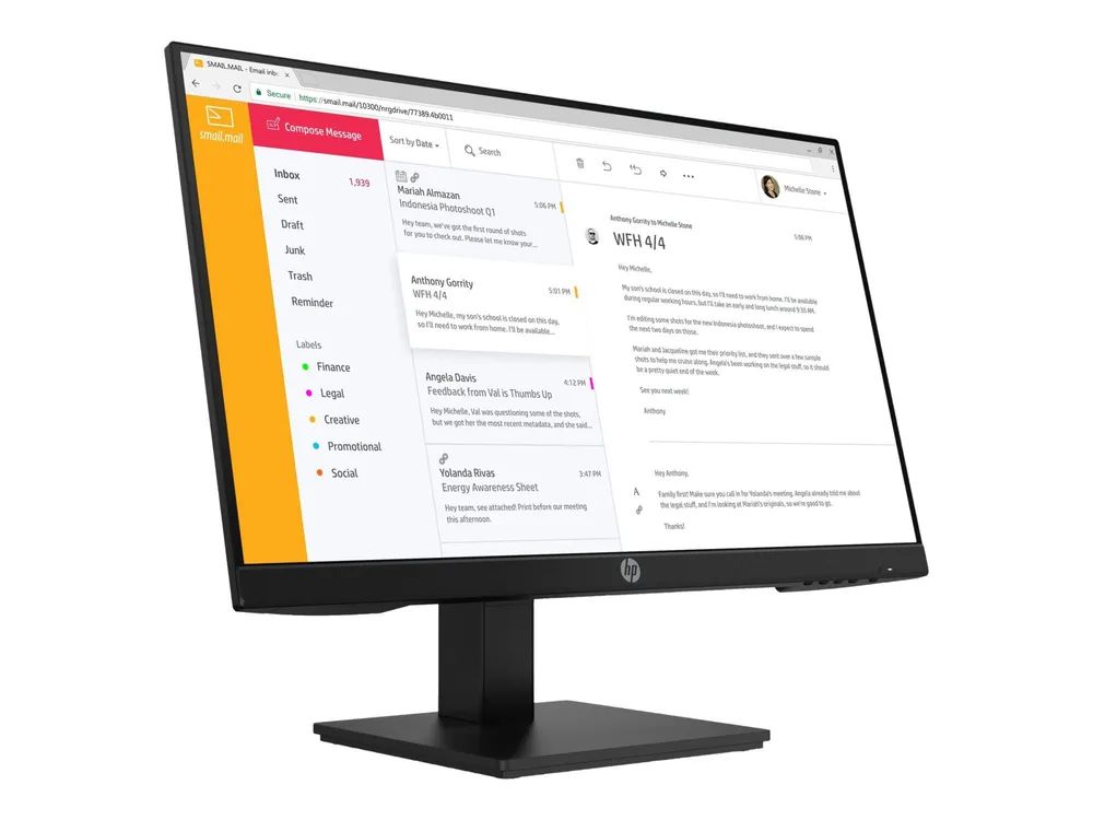 HP P24 G4 - P-Series - LED-Monitor - 60.45 cm (23.8")