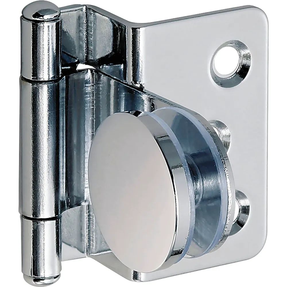 LAMP®Glastürscharnier GH34-8, Glas 4-6mm; 34x38 mm, Stahl verchromt
