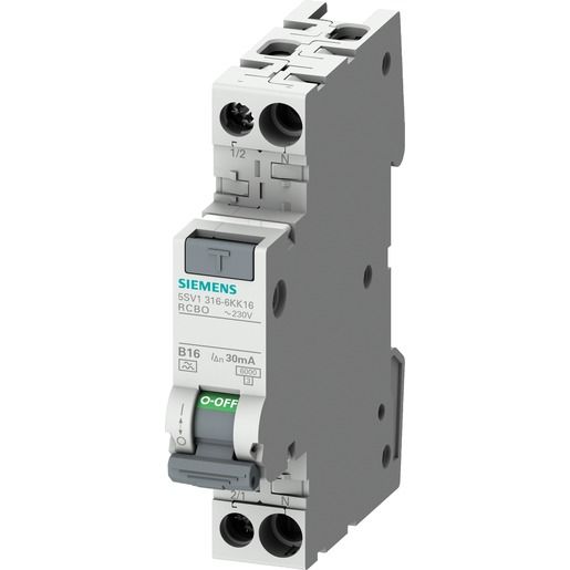 Siemens FI/LS KOMP. 6KA TYP A 30MA C13 / SIEMEN 5SV1316-7KK13