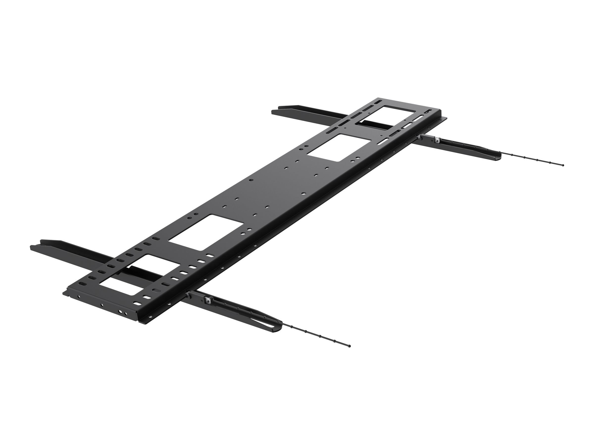 Vision VFM-W10X6 - Heavy Duty - Klammer - für Media Player / LCD-Display - kaltgewalzter Stahl - Schwarz - Bildschirmgröße: 140-213 cm (55"-90")
