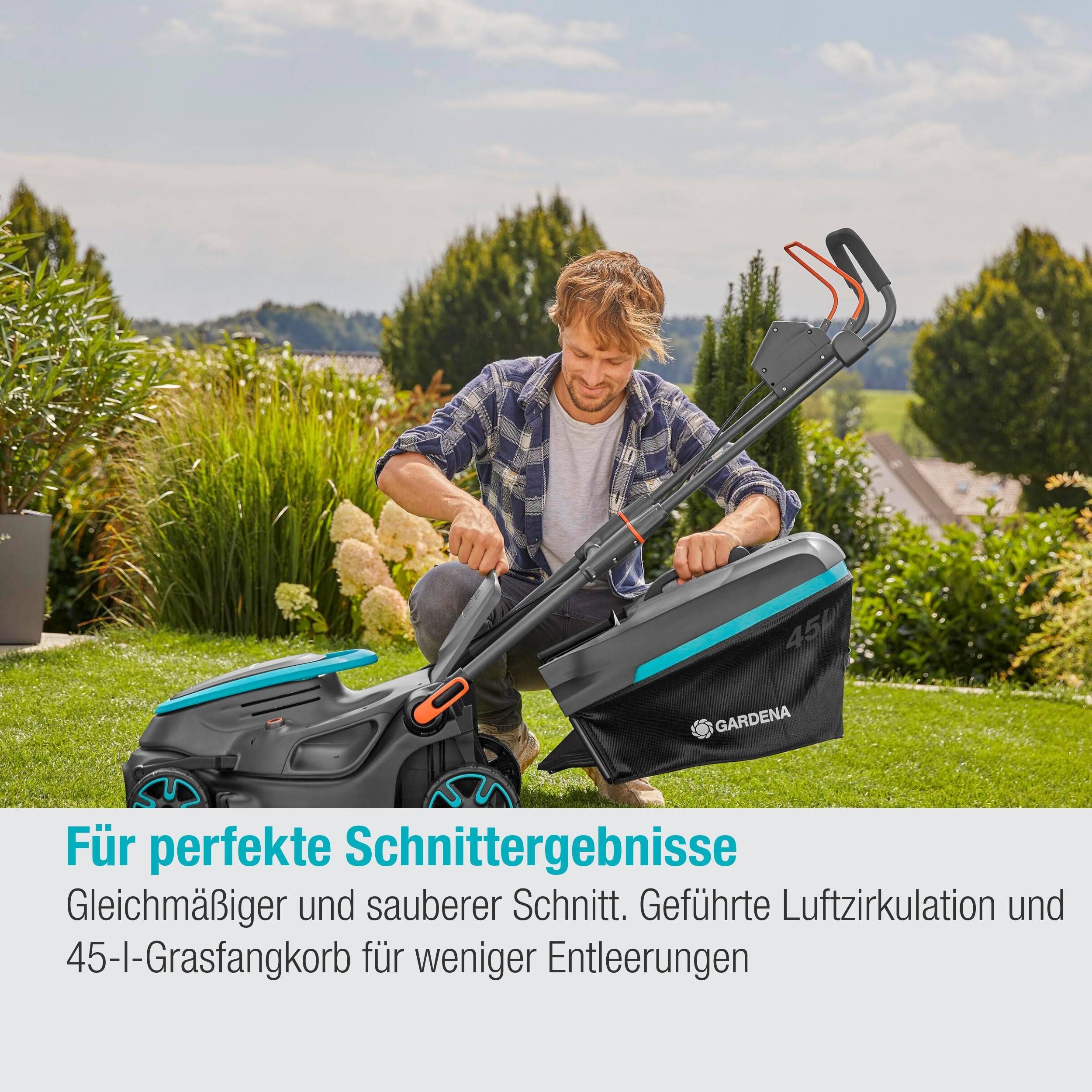 Gardena Akku-Rasenmäher PowerMax 37/36V P4A solo