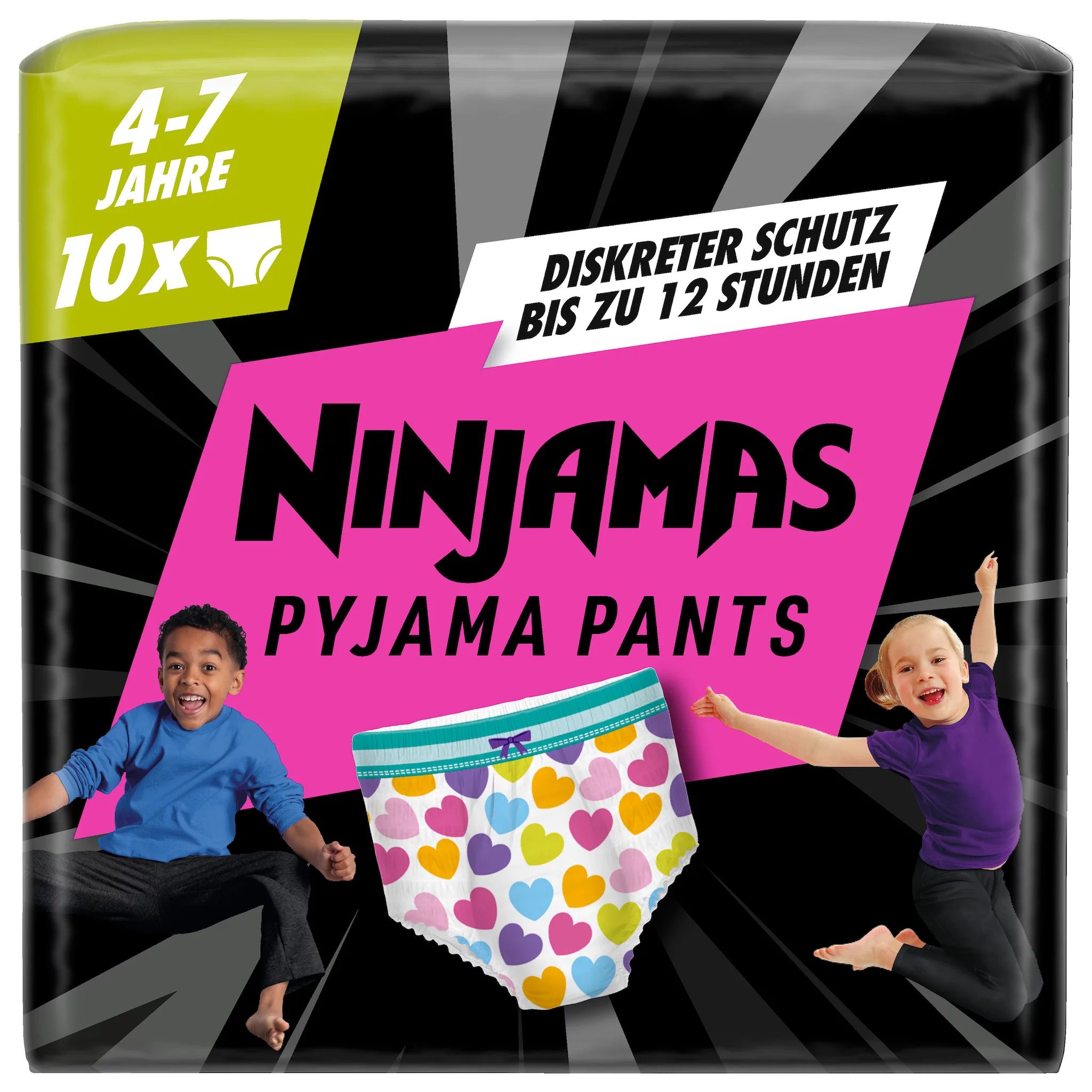 Pampers Ninjamas für Mädchen 4-7 Jahre