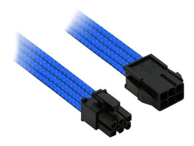 Nanoxia Single Sleeve - Spannungsversorgungs-Verlängerungskabel - 6-poliges PCIe Power (M)