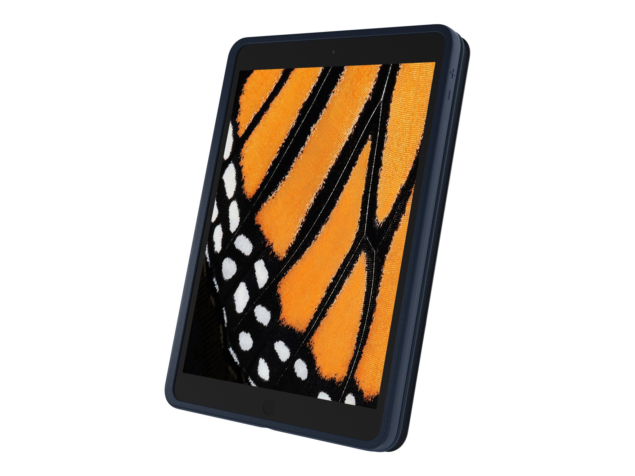 Logitech Rugged Combo 3 Touch for Education - Tastatur und Foliohülle - mit Trackpad - Apple Smart connector - QWERTZ - Deutsch - Classic Blue - für Bildungseinrichtungen - für Apple 10.2-inch iPad (7. Generation, 8. Generation, 9. Generation)