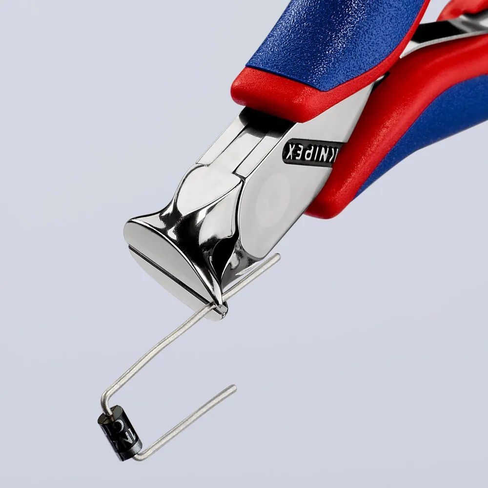 KNIPEX Elektronik-Schrägschneider mit Mehrkomponenten-Hüllen 120 mm
