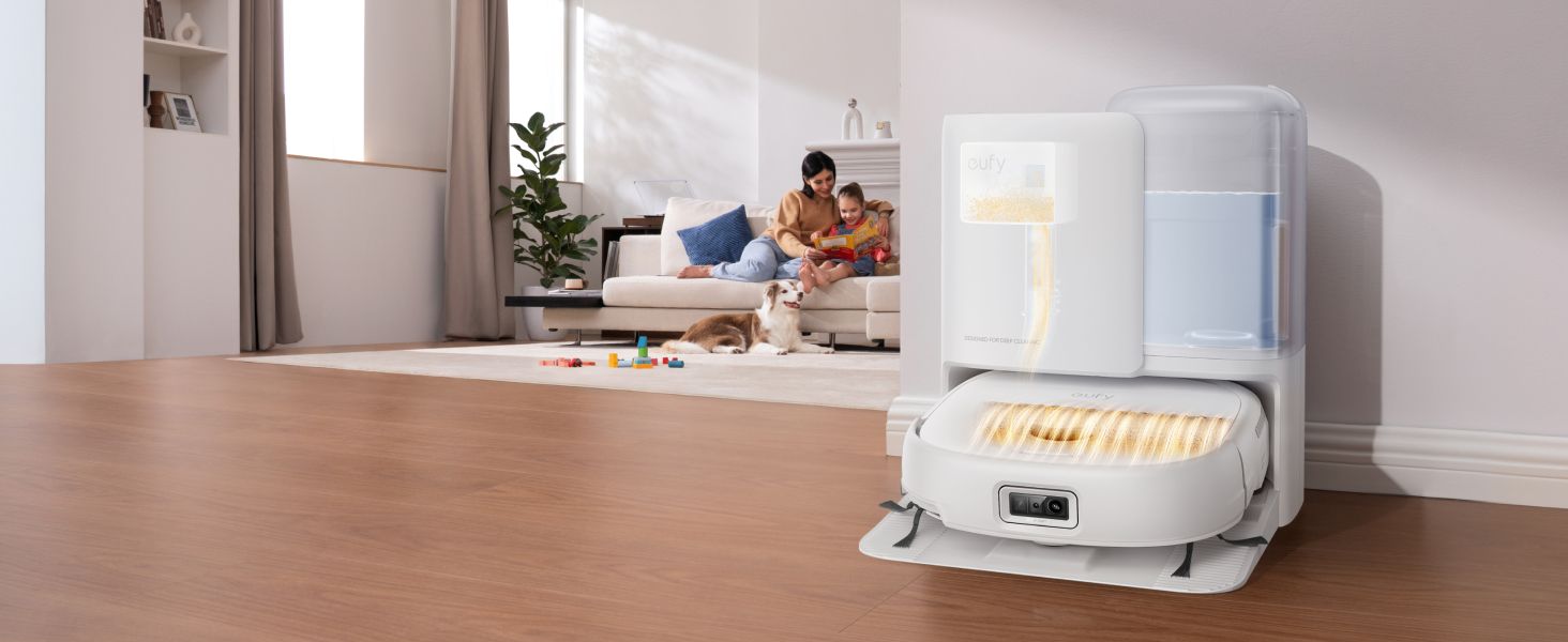eufy Saug- und Wischroboter Omni E25 (weiß)