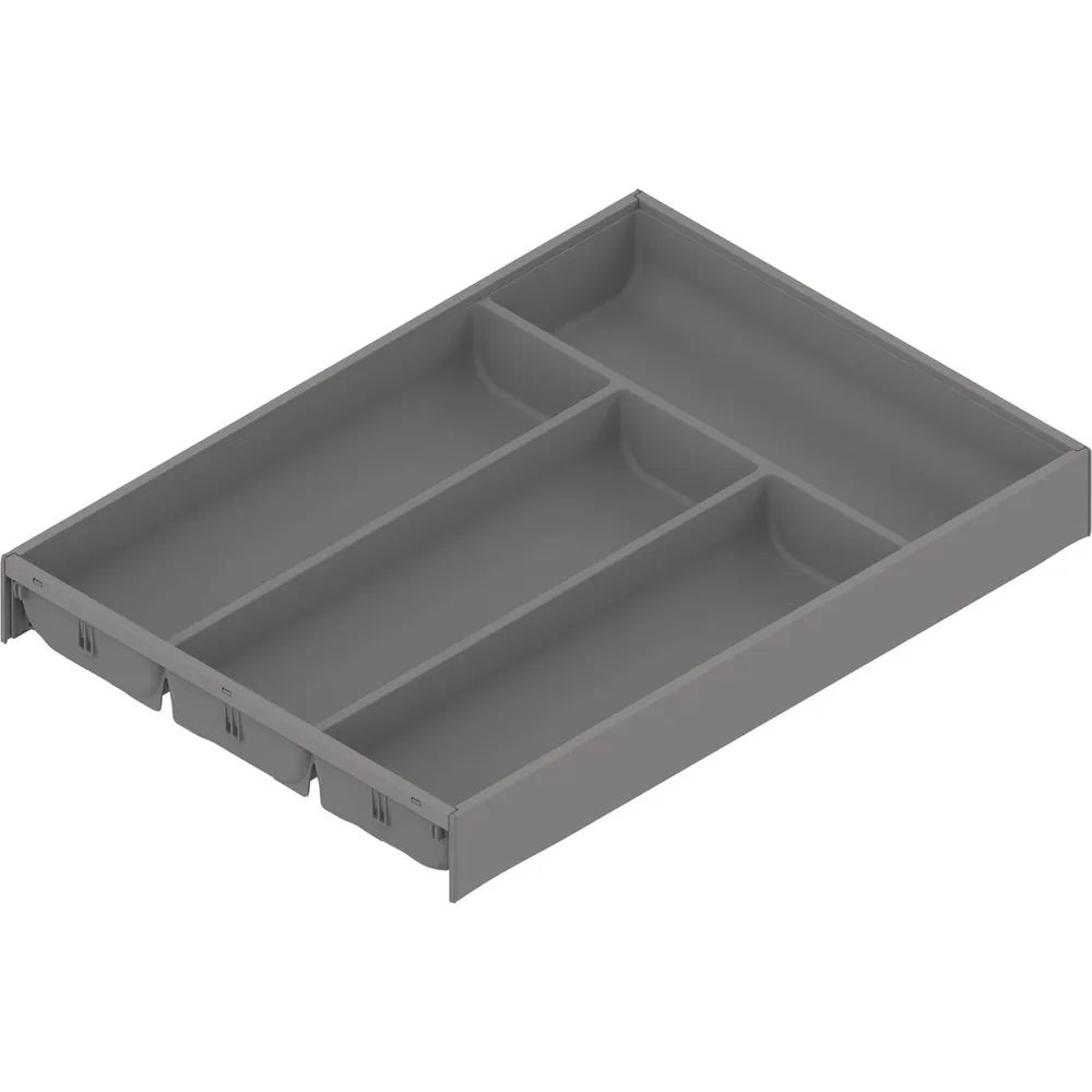 BLUM AMBIA-LINE Besteckeinsatz NL450mm,B300mm, Stahl Indiumgrau