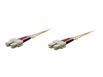 Intellinet Fiber Optic Patch Cable, OM1, SC/SC, 1m, Orange, Duplex, Multimode, 62.5/125 µm, LSZH, Fibre, Lifetime Warranty, Polybag - Patch-Kabel - SC multi-mode (M)