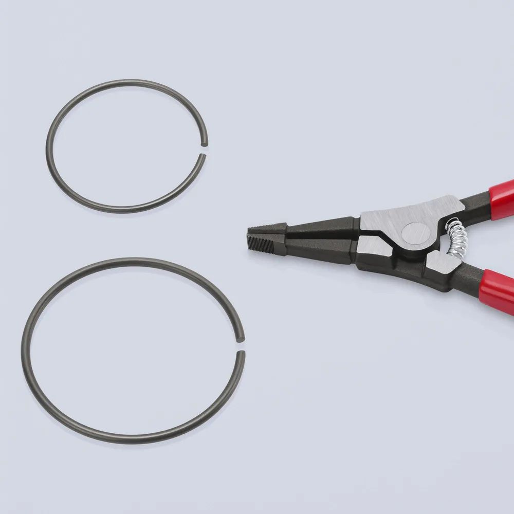 KNIPEX Montagezange für Sprengringe auf Wellen mit Kunststoff überzogen brüniert 170 mm