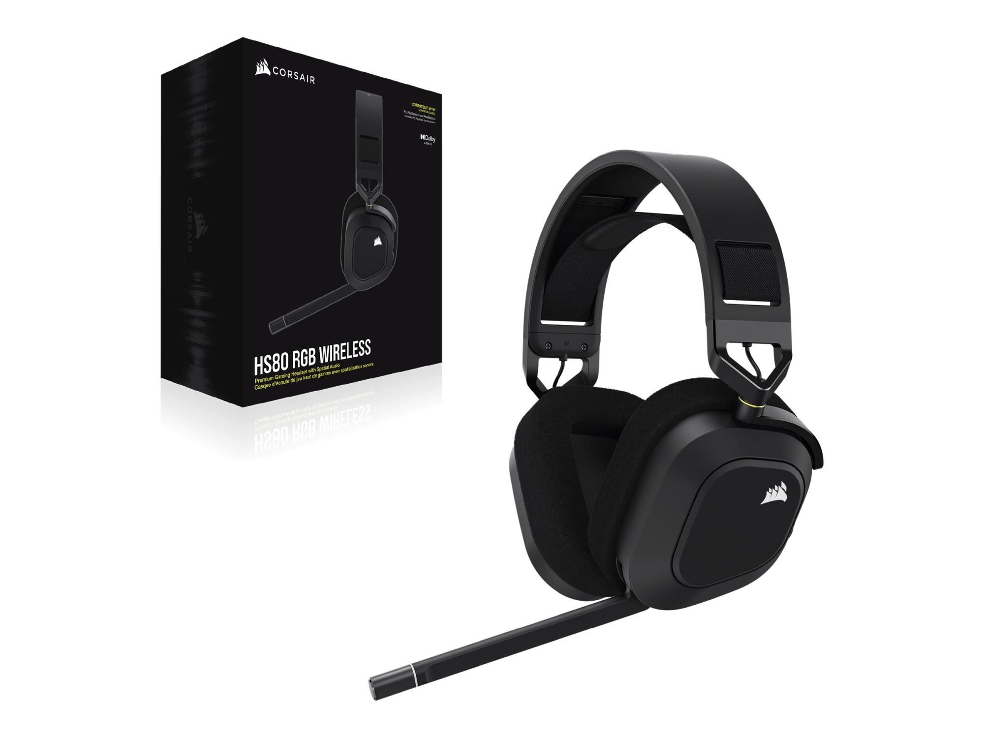 Corsair Gaming HS80 RGB - Headset - ohrumschließend