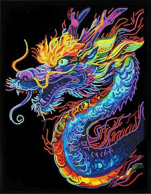 Carletto Deutschland GmbH Diamond Painting Neon Drache