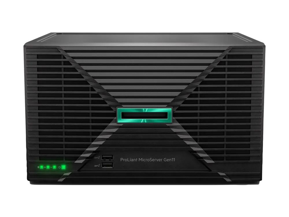HPE ProLiant MicroServer Gen11 - Server - Ultra-Micro-Tower - 1-Weg - 1 x Xeon 6325P / 3.5 GHz - RAM 32 GB - SATA - nicht Hot-Swap-fähig 8.9 cm (3.5")