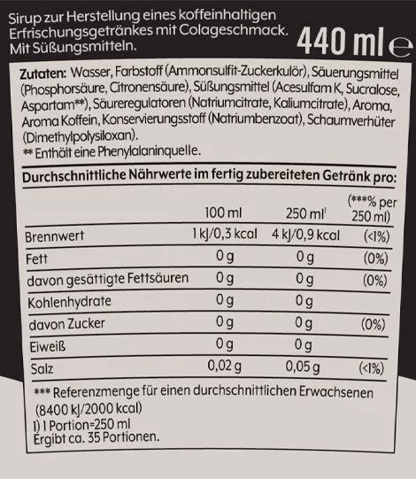SodaStream Pepsi Zero zucker Sirup 440ml