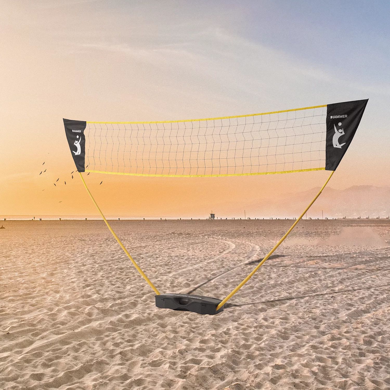Hammer Volleyballnetz 4.2m incl. Courtline  