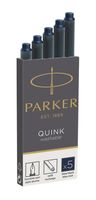 Parker Quink Long - Tintenpatrone - Blauschwarz (Packung mit 5)