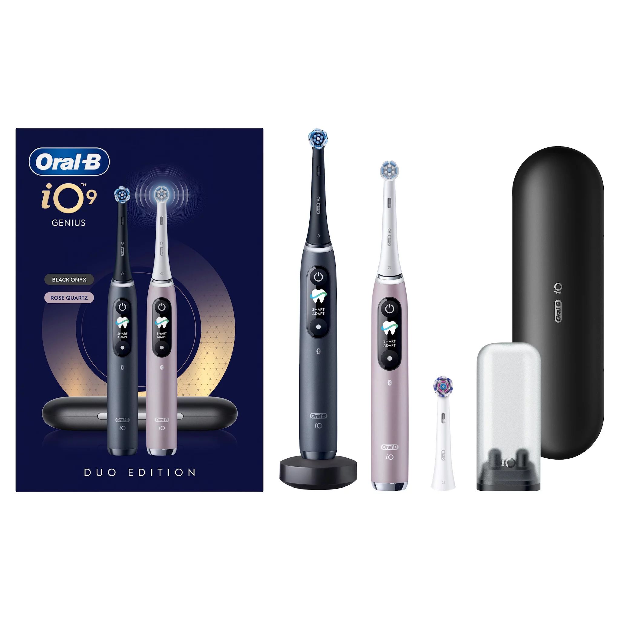 Oral-B iO Series 9 Black Onyx/Rose Quartz Duopack
