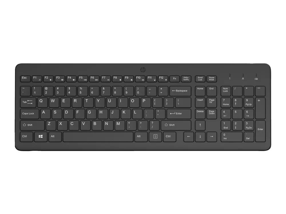 HPE HP 225 - Tastatur - 2,5-Zonen-Layout - kabellos