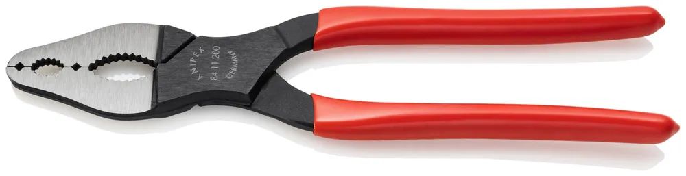 KNIPEX Fahrzeug-Konuszange mit Kunststoff überzogen schwarz atramentiert 200 mm