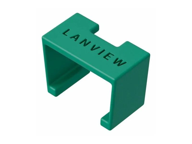 Lanview LVT-SC-G - Farbcodierungsclip - Grün - Kunststoff - Cat6a - 10 mm - 5 mm