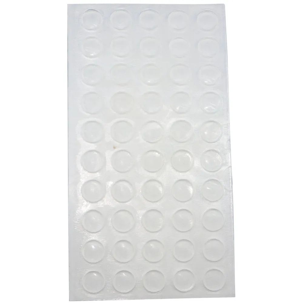 Schachermayer VVP SECOTEC Türanschlagdämpfer zum Aufkleben 8 mm Kunststoff transparent SB-50 BL4