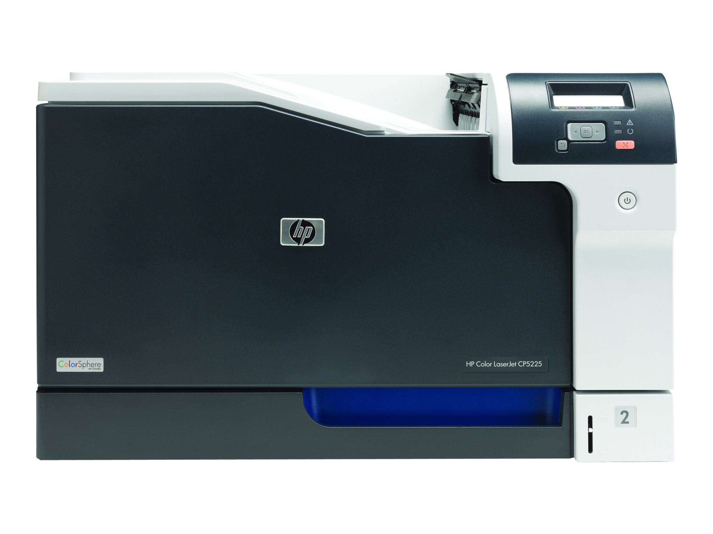 HP Color LaserJet Professional CP5225n - Drucker - Farbe - Laser - A3 - 600 dpi - bis zu 20 Seiten/Min. (einfarbig)