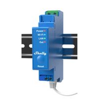 Shelly Pro 1 - Halbleiterrelais - Blau - 802.11b - 802.11g - Wi-Fi 4 (802.11n) - 2,4 GHz - 30 m - 13,35 dBmW