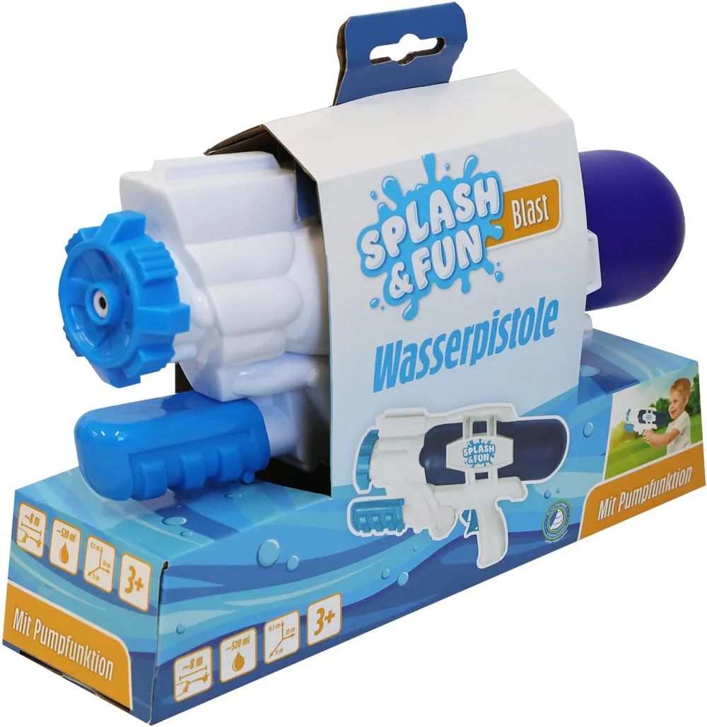 VEDES Großhandel GmbH - Ware SF Wasserpistole m. Pump-u.Schussf. 28cm