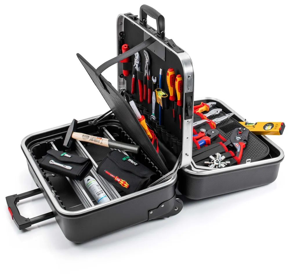 KNIPEX Werkzeugkoffer "BIG Twin Move" Elektro 66-teilig 290 mm