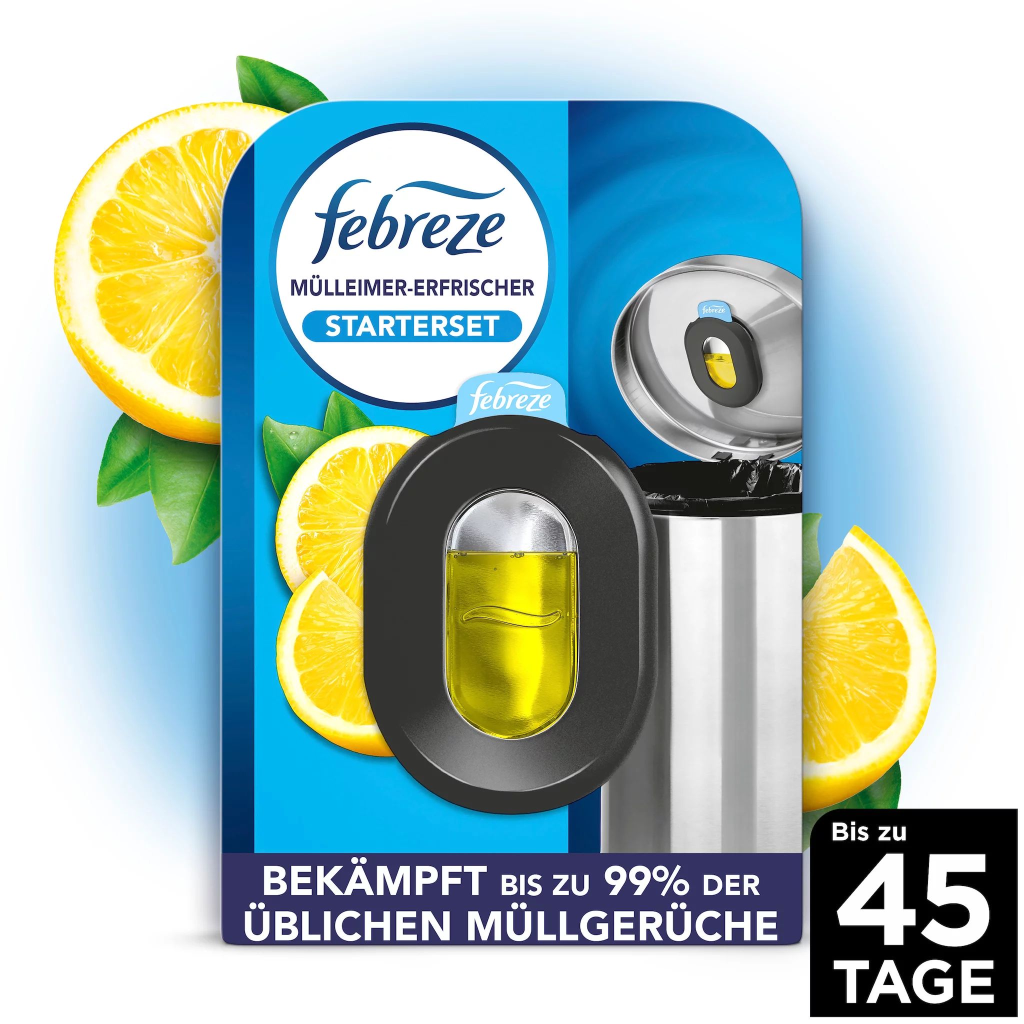 Febreze Mülleimererfrischer Starterkit Zitrusfrische = 4,88ml